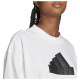 Adidas Γυναικεία κοντομάνικη μπλούζα Future Icons Badge of Sport Boyfriend Tee